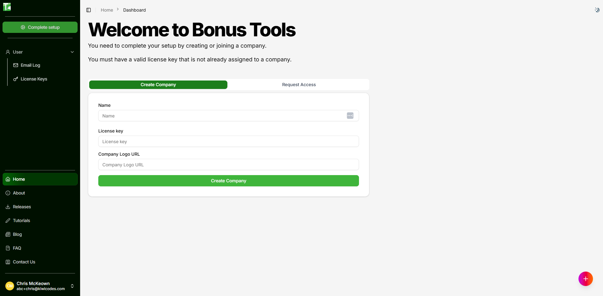 002 Signup and register