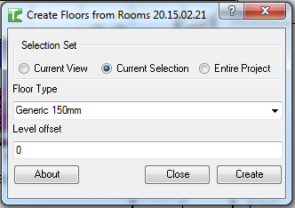 14 Create Floors from Rooms