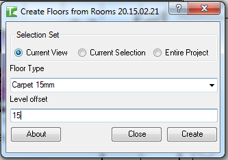 14 Create Floors from Rooms