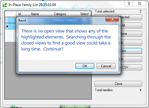 16 In-Place Family List