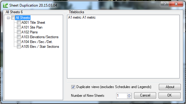 21 Sheet Duplication