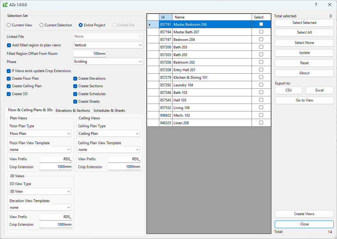 071 RDS Tool dialog
